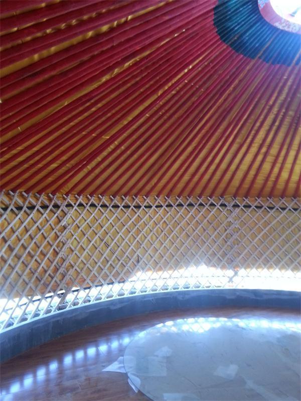монгол диаметра 4м придал куполообразную форму шатер/шатер Юрт располагаясь лагерем для жить или поставлять еду