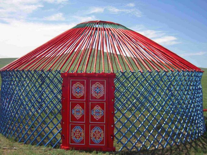 Шатер Юрт монгола ветра устойчивый с гальванизированным циркуляром кронштейном стальной трубы