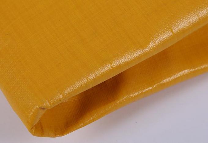 Толстый желтый/оранжевый лист водоустойчивое 800Д брезента ПЭ для материалов упаковки