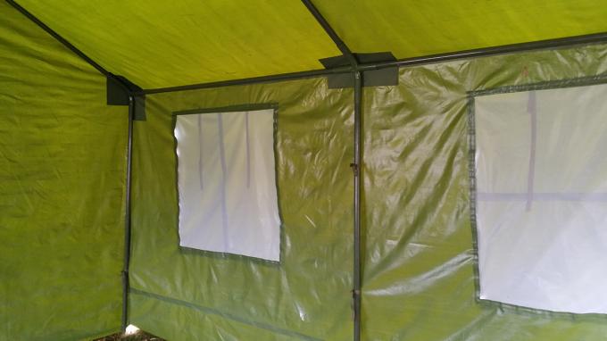 Устойчивый на открытом воздухе располагаясь лагерем шатер шатра/армии холста с нагрузкой от давления ветра 80км/х