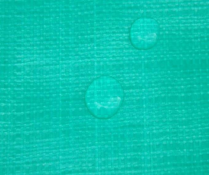 Зеленый УЛЬТРАФИОЛЕТОВЫЙ обработанный лист брезента ПЭ 50гсм-300гсм для крышки тележки