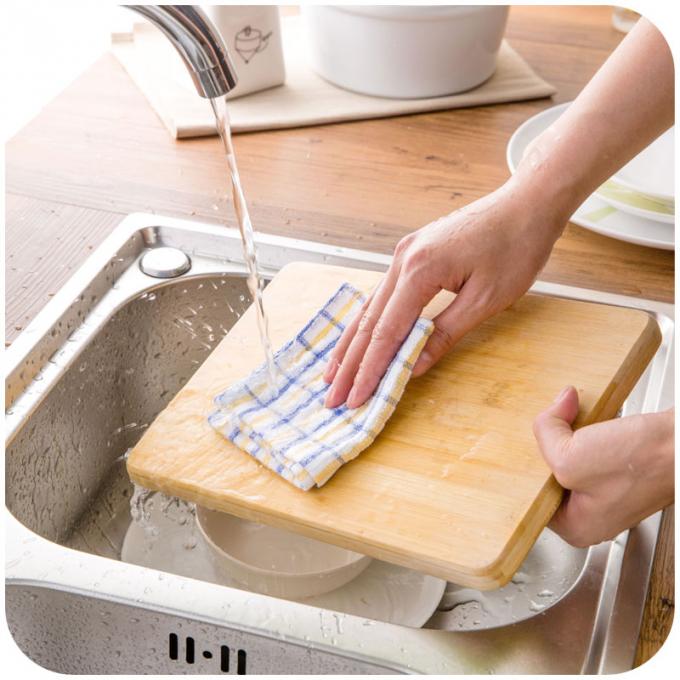 Пинк/голубые великобританские полотенца для чайной посуды кухни решетки, 27 полотенец руки × 27км для кухни 