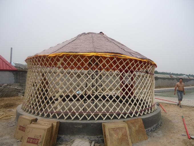 Подгонянная крыша поляка шатра Юрт монгола бамбуковая с 12 до 52 квадратными метрами