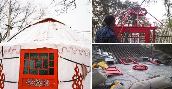 2 - шатер диаметра 10м монгольские круглые/дом стиля Юрт с стальной структурой