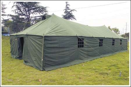 Шатер анти- холста полиэстера воды располагаясь лагерем, шатер холста военный для 10 людей