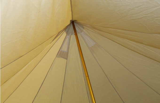 Белый на открытом воздухе шатер холста/водоустойчивый шатер колокола Тепе для семьи Анти--УЛЬТРАФИОЛЕТОВОЙ